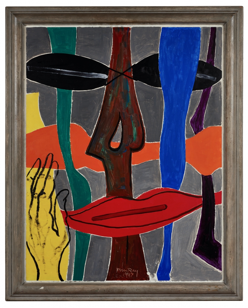 Painting by Man Ray titled Non-Abstraction, 1947