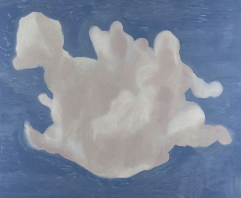 Francesco Clemente, Clouds VI, 2018, oil on canvas, 71 x 87 inches (180.3 x 221 cm)