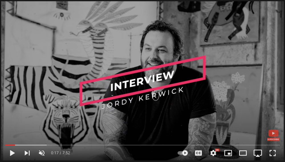 How Artist Jordy Kerwick turned his life upside down