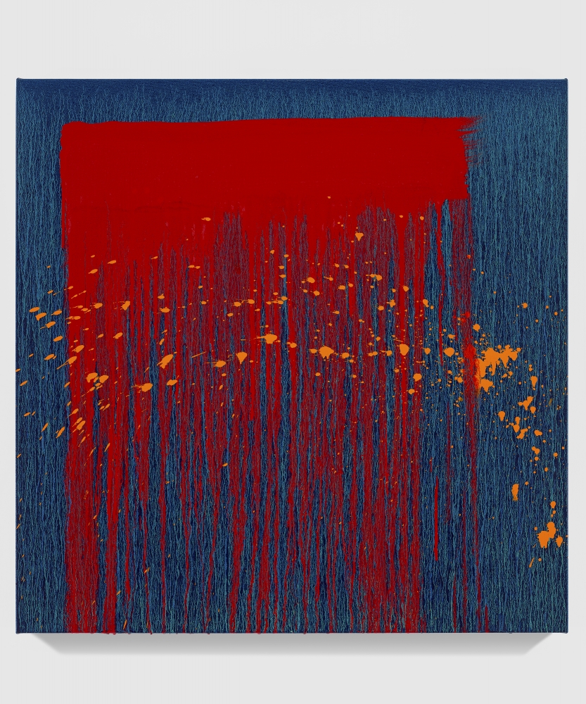 Oil on canvas painting by Pat Steir