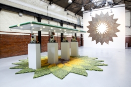 Installation view, The Bruce High Quality Foundation,&nbsp;Beyond Pastoral, The Tramshed, London, 2010