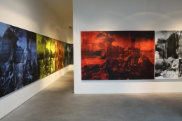 Installation view, The Bruce High Quality Foundation,&nbsp;The Raft of the Medusa / Le Radeau de la M&eacute;duse, Galerie Bruno Bischofberger, Zurich, 2012