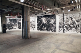 Installation view, Laurie Anderson,&nbsp;Boat​, Vito Schnabel, New York, 2012