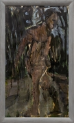 A painting by Markus Lüpertz depicting a dancer