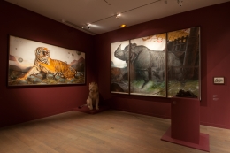 Installation view, Walton Ford,&nbsp;Mus&eacute;e de la Chasse et de la Nature, Paris, 2015