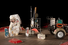Installation view, ​Tom Sachs, Space Program: MARS​, Park Avenue Armory, New York, NY, 2012