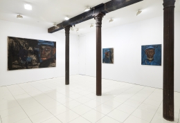 Installation view:&nbsp;Chaz Guest, Memories of Warriors, Vito Schnabel Gallery, New York; Artworks &copy; Chaz Guest; Photo by Argenis Apolinario; Courtesy of the artist and Vito Schnabel Gallery
