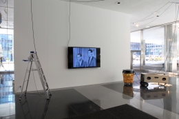 Installation view, The Bruce High Quality Foundation,&nbsp;Art History with Labor,&nbsp;The Lever House Art Collection, New York, 2012