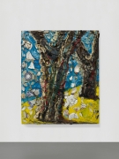 Installation view: Julian Schnabel: Trees of Home (for Peter Beard), 2020