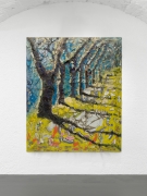 Installation view: Julian Schnabel: Trees of Home (for Peter Beard), 2020