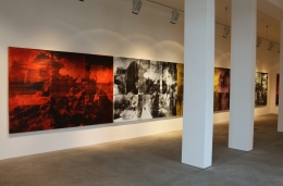 Installation view, The Bruce High Quality Foundation,&nbsp;The Raft of the Medusa / Le Radeau de la M&eacute;duse, Galerie Bruno Bischofberger, Zurich, 2012