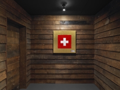 Installation view of Tom Sachs: Helvetiaphilia, Vito Schnabel Gallery, St. Moritz, April 2, 2022 &ndash; June 4, 2022; Artworks &copy; Tom Sachs; Photo by Stefan Altenburger; Courtesy the artist and Vito Schnabel Gallery