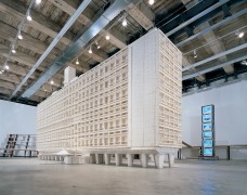 Installation view, ​Tom Sachs,&nbsp;Nutsy&rsquo;s​, Deutsche Guggenheim, Berlin, Germany, 2003