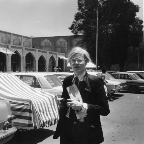 Andy with Covered Cars, Isfahan, Iran, 1976